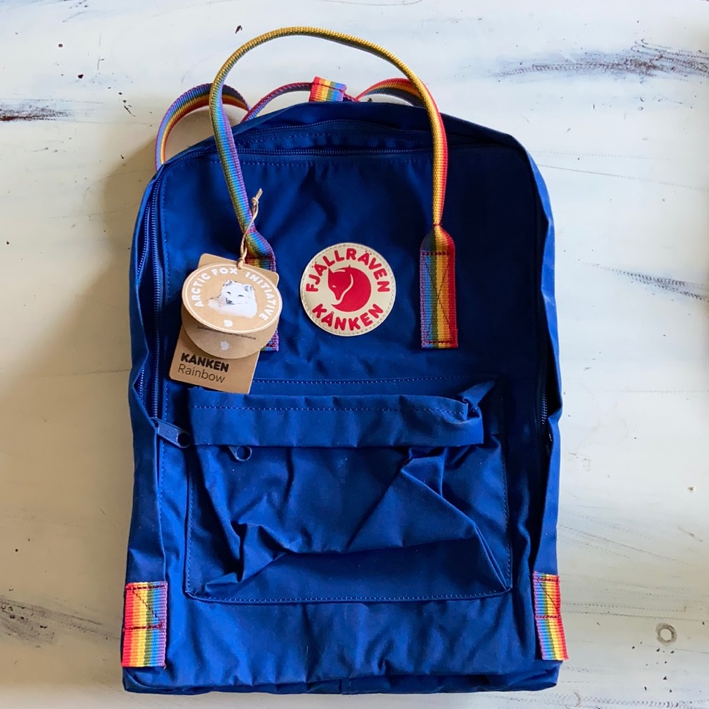 Fjallraven Kanken Rainbow Backpack (no tags)